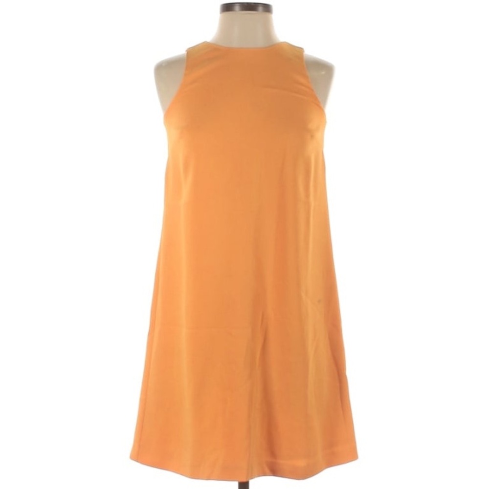 Ann Taylor Petite Orange Babydoll Dress